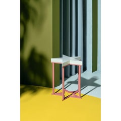 Galactica Star Decorative Stool in Powder-Coated Aluminum by altreforme