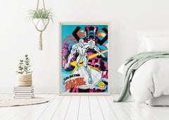 Galactus and the Silver Surfer 1970 Marvel Poster, Jack Kirby
