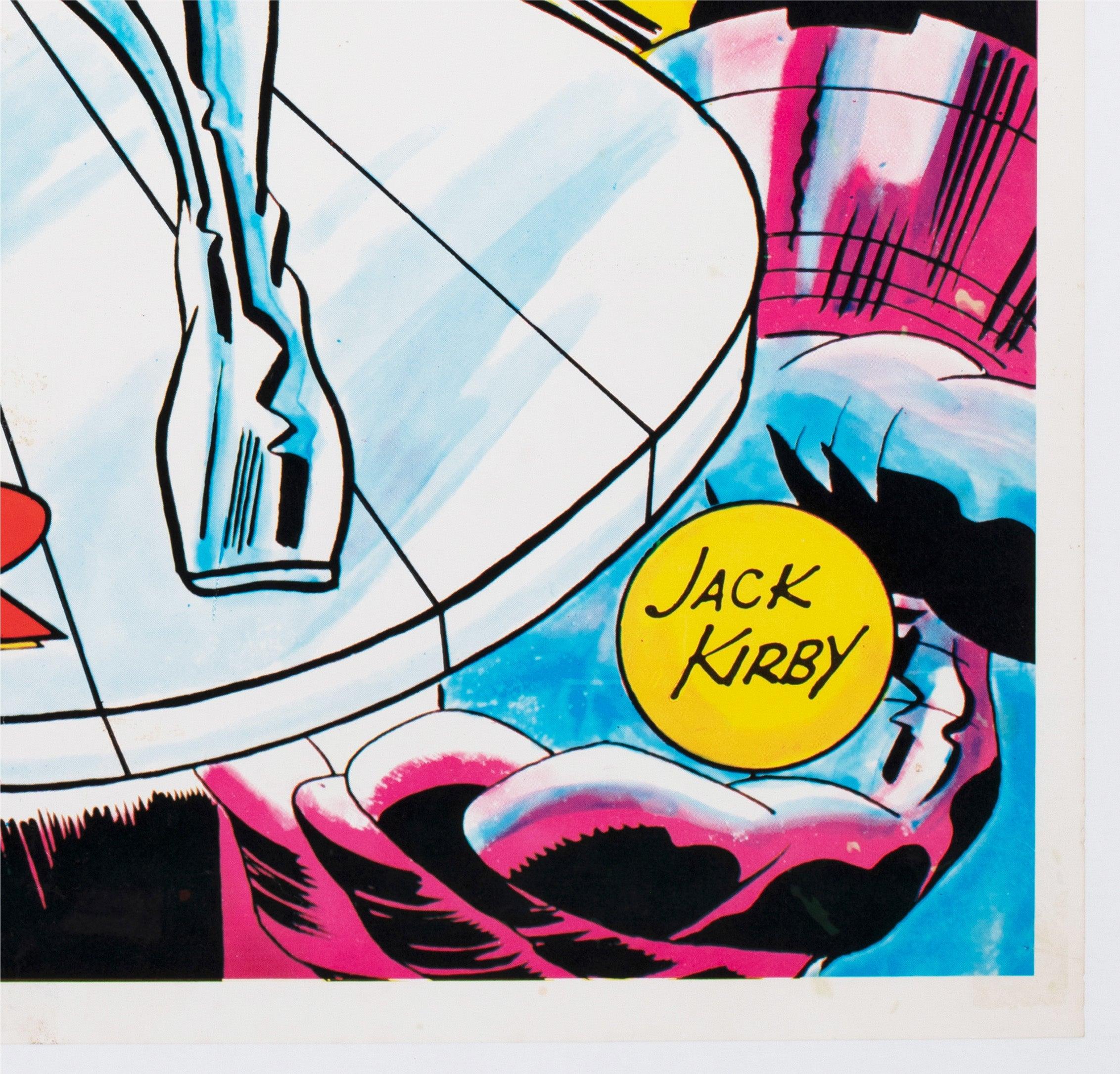 Galactus and the Silver Surfer 1970 Marvel Poster, Jack Kirby For Sale 2