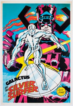 Galactus and the Silver Surfer 1970 Marvel Poster, Jack Kirby