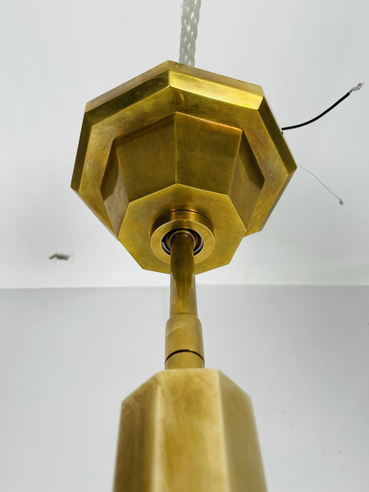 Galahad Brass Chandelier by Thomas O'Brian 7
