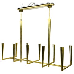 Grand lustre linéaire Galahad de Thomas O'Brian
