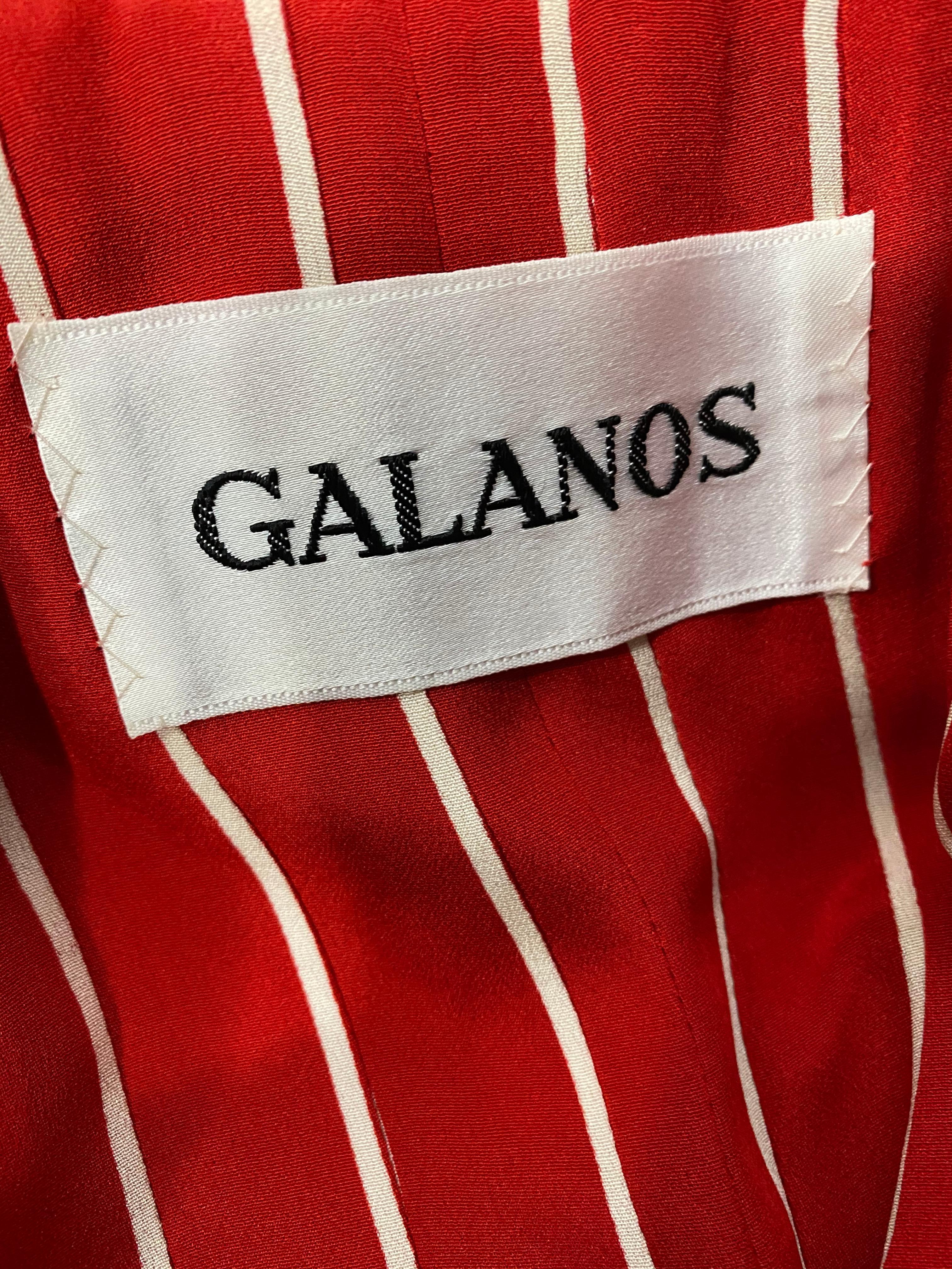 Galanos Amen Wardy Grey and Red Check Plaid Jacket  For Sale 5