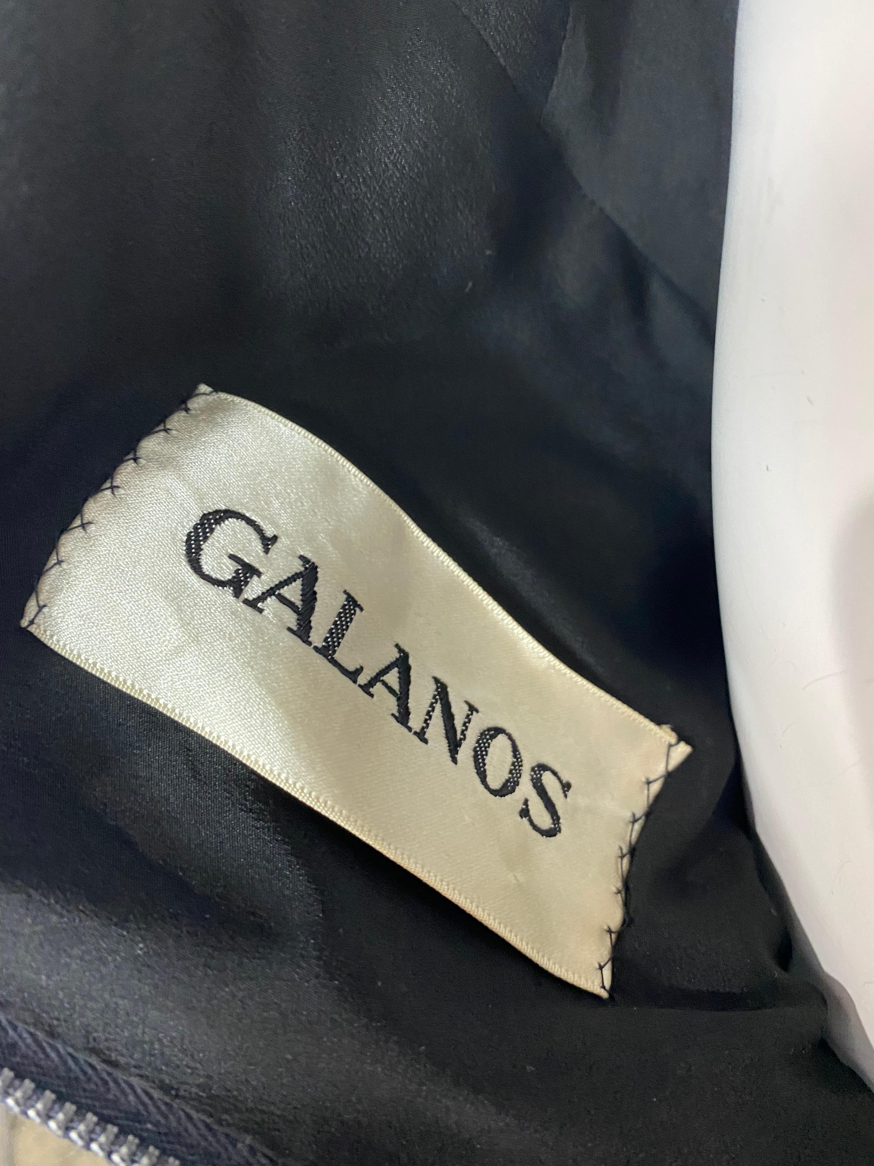 Galanos Black Mini Dress For Sale 5