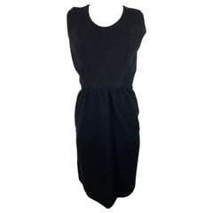 Galanos Schwarzes Minikleid