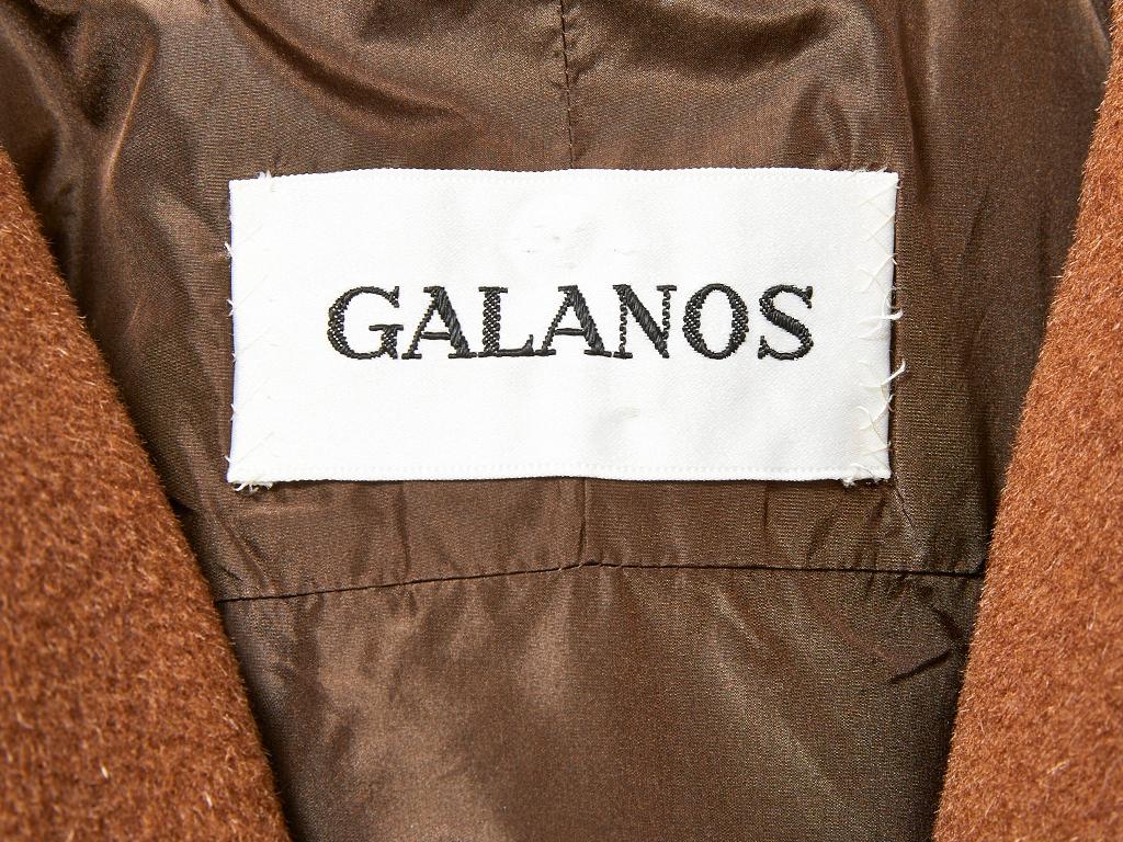 Galanos Camel Hair Short Cape In Good Condition In New York, NY