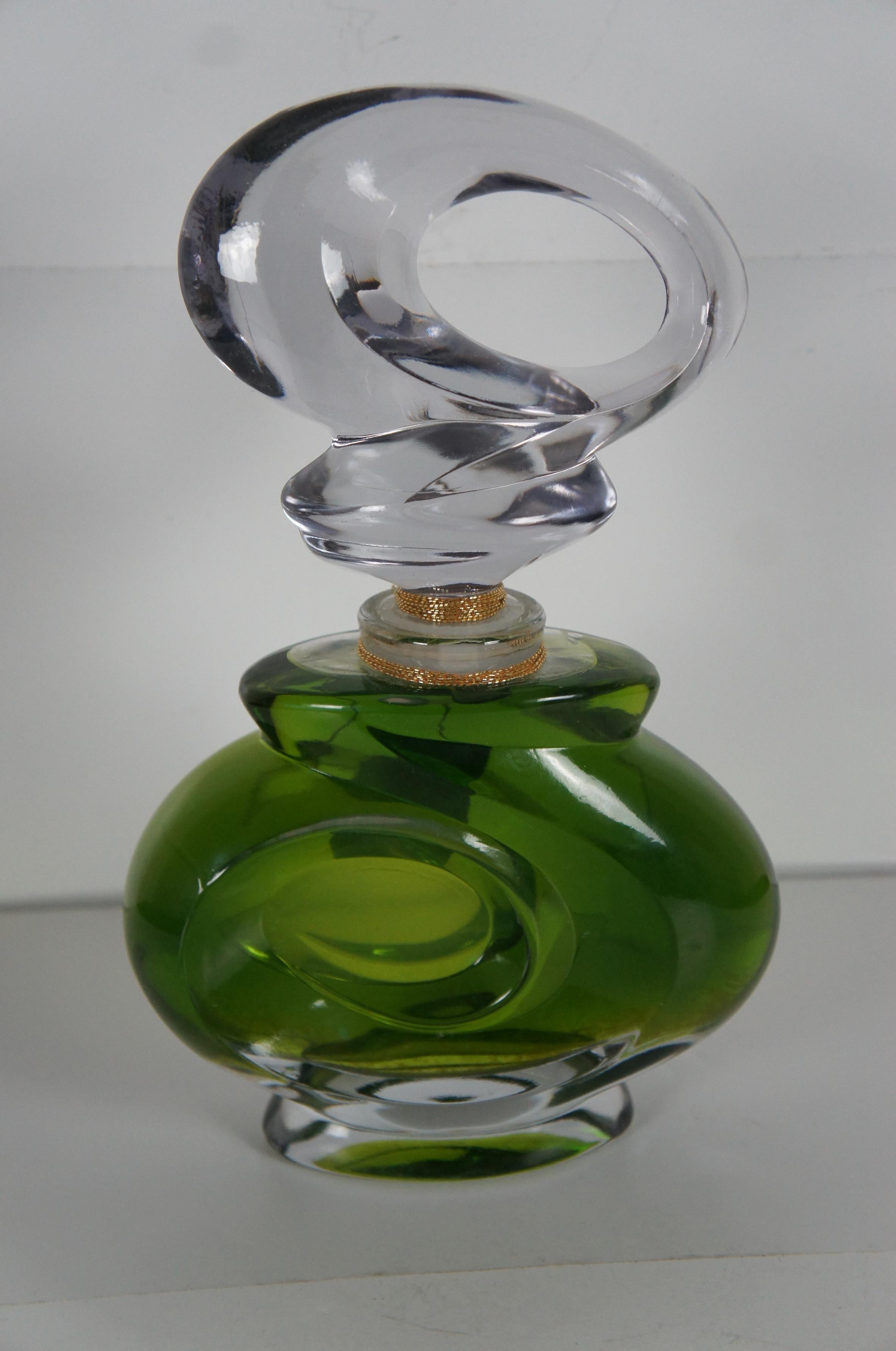 Galanos Designer Fragrance Factice Cologne Perfume Bottle Store Display In Good Condition In Dayton, OH