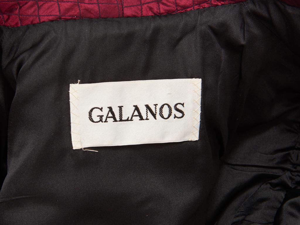 Galanos Embellished Tweed Fitted Jacket For Sale 1