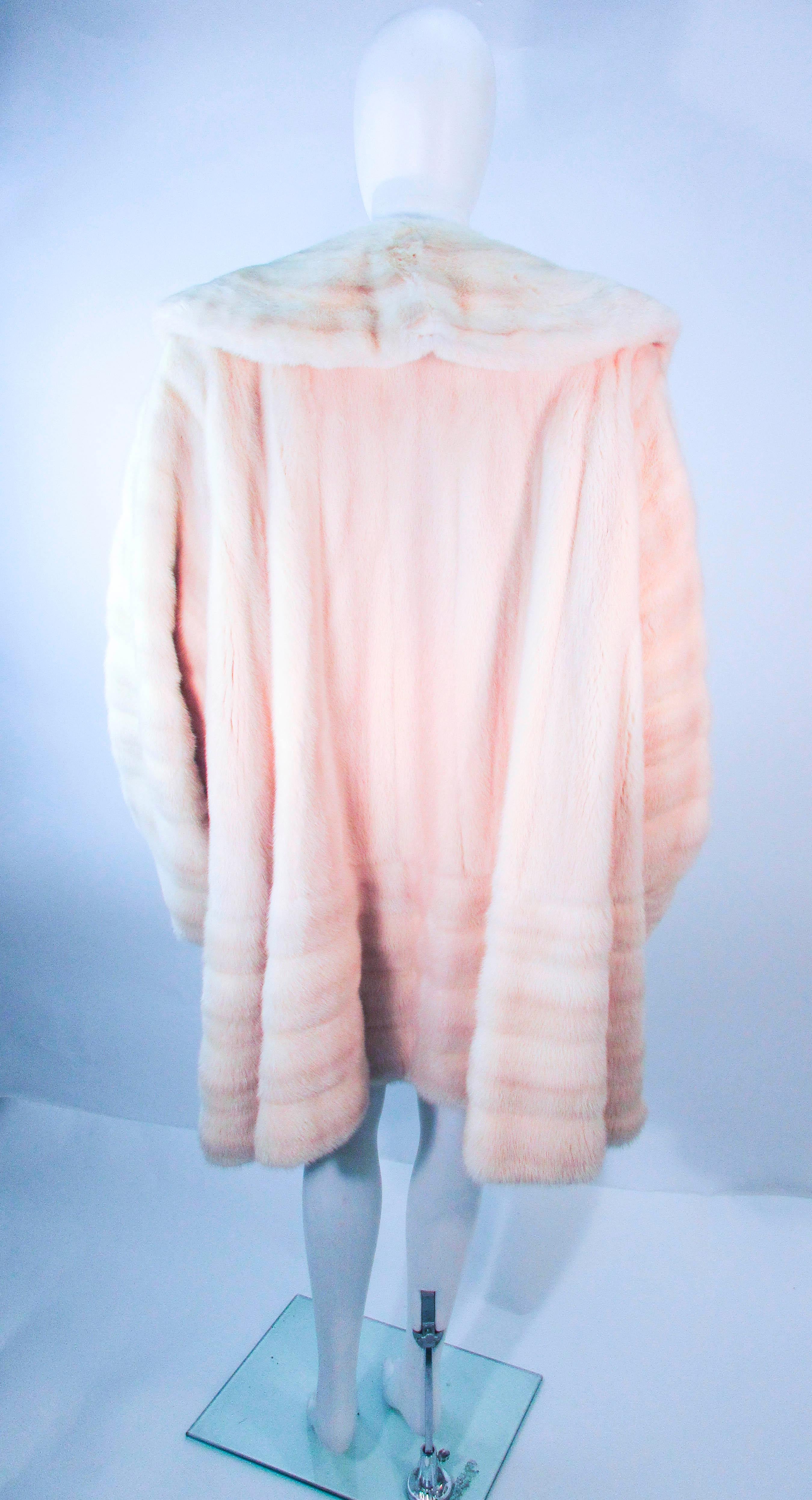 REVILLON Vintage Oversize White Mink Coat 4