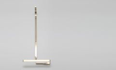 Wall Valet Stand Brass Polished Burnished Contemporary Galant_02 by Josep Abril