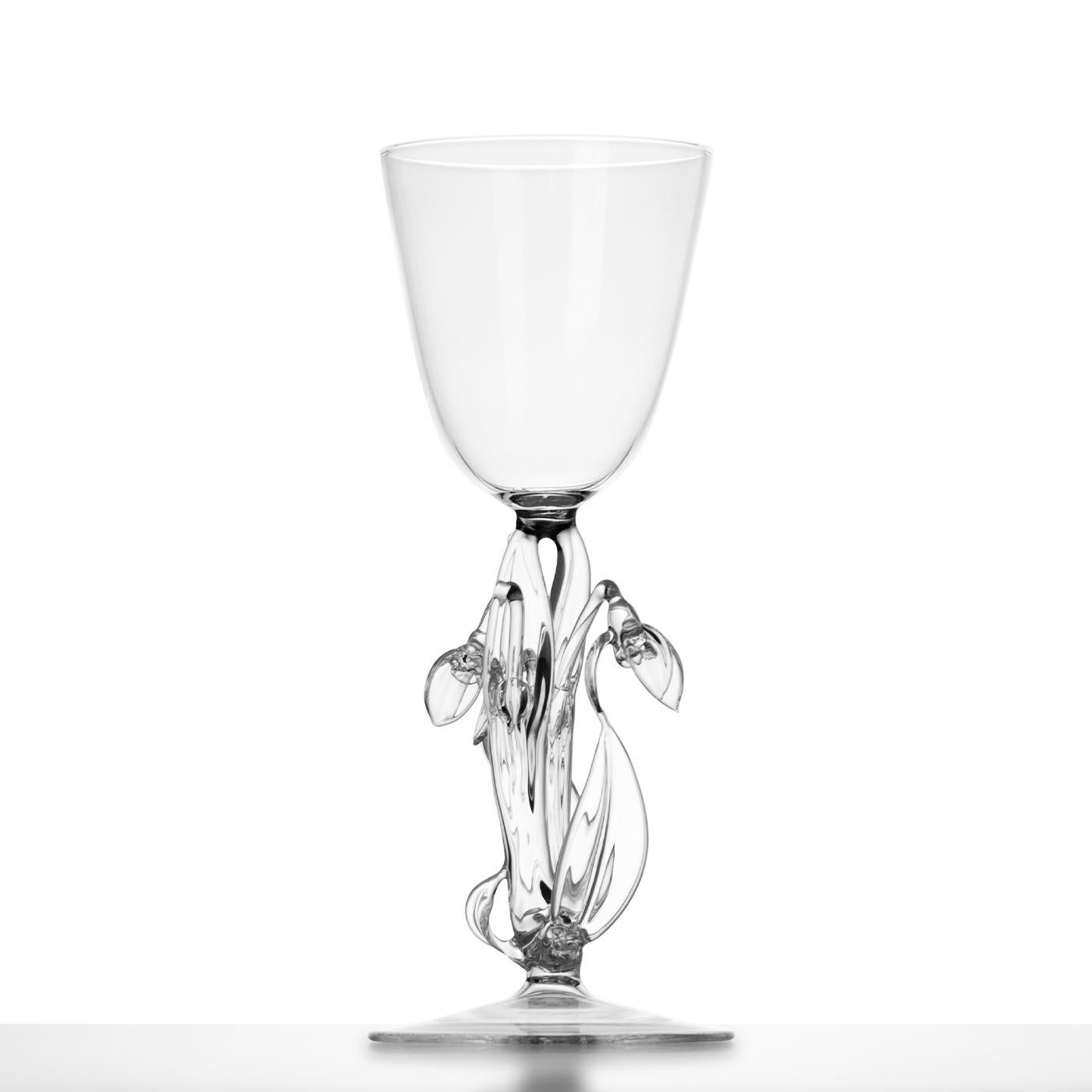 Galanthus Nivalis Weinglas (Italienisch) im Angebot