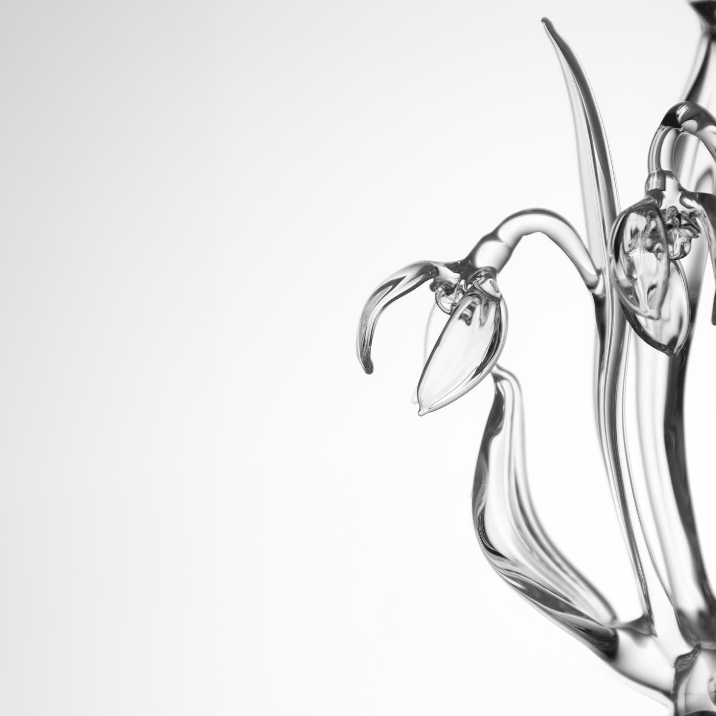 Galanthus Nivalis Weinglas im Angebot 1