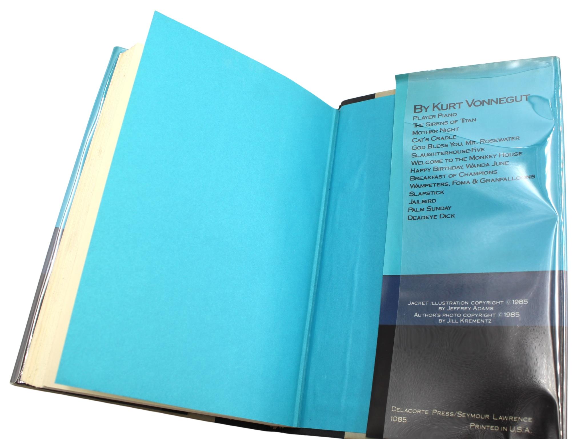 Galapagos par Kurt Vonnegut, première édition pour acheteurs professionnels, avec housse originale, 1985 5