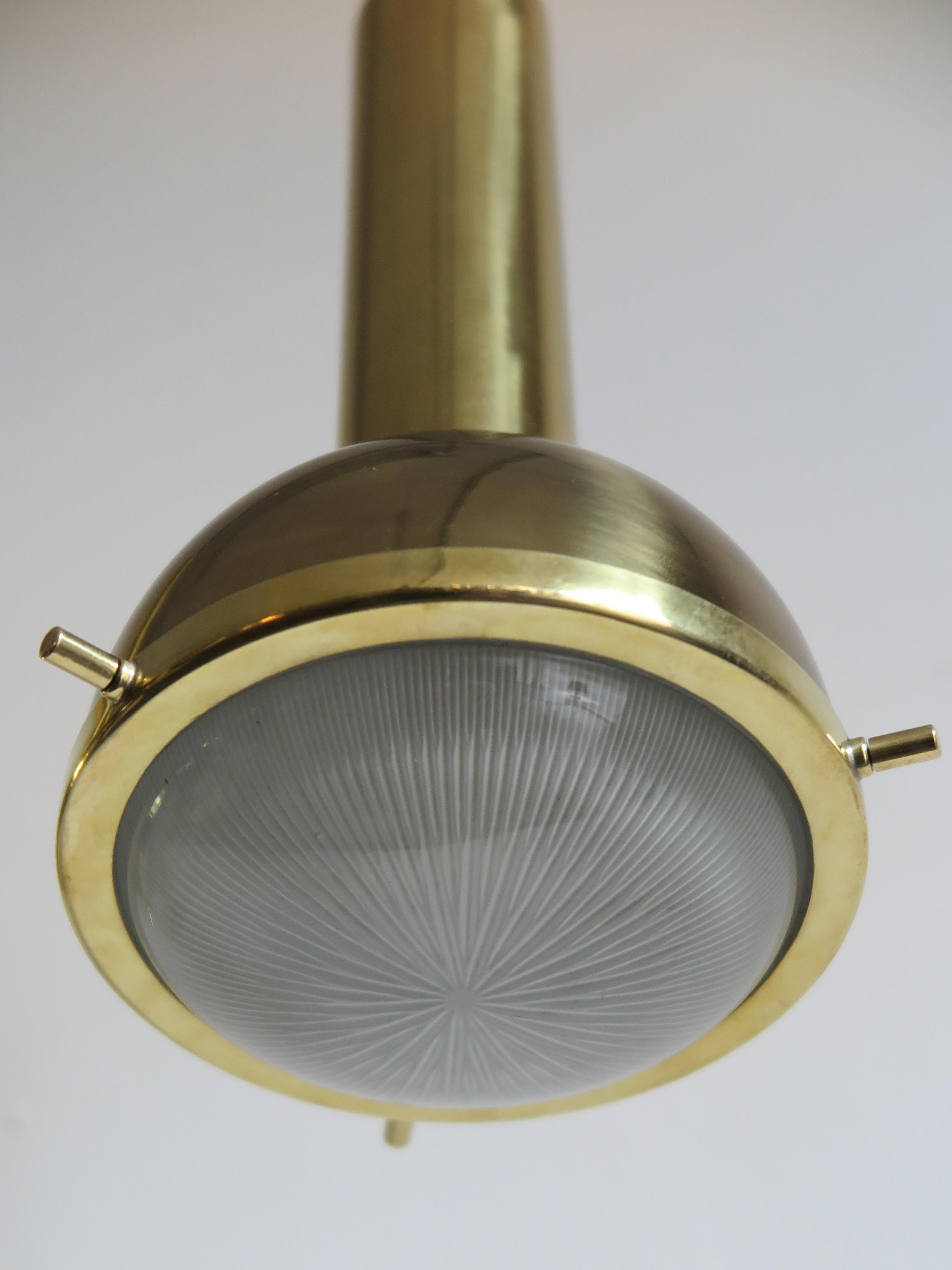 Galassia Mid-Century Modern Design Italian Pendant Lamps, 1950s 6