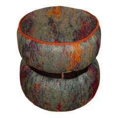 Galassia Ottoman by Italian Design Club, Upholstery by Peter Marino for Rubelli