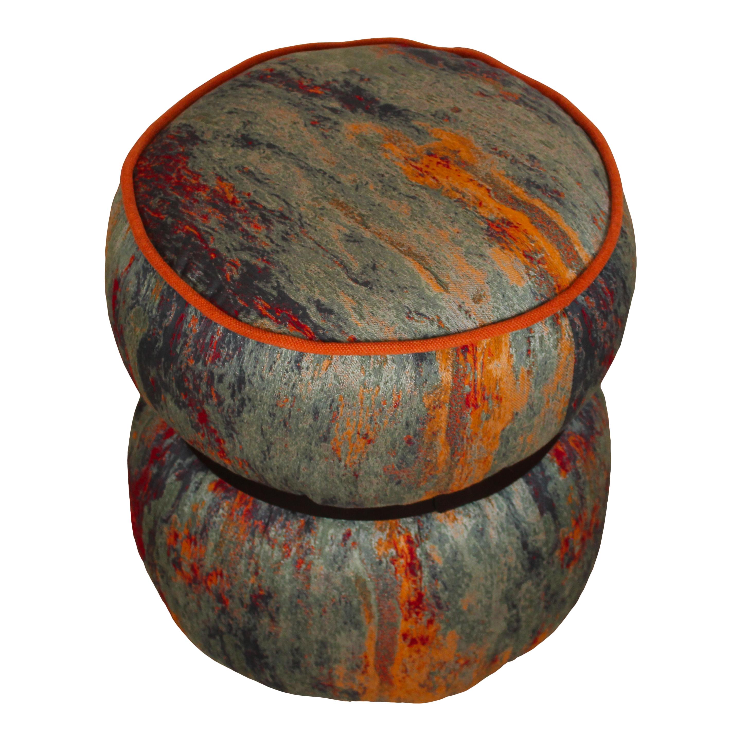 Galassia Ottoman by Italian Design Club, Upholstery by Peter Marino for Rubelli In New Condition For Sale In Vicenza, IT