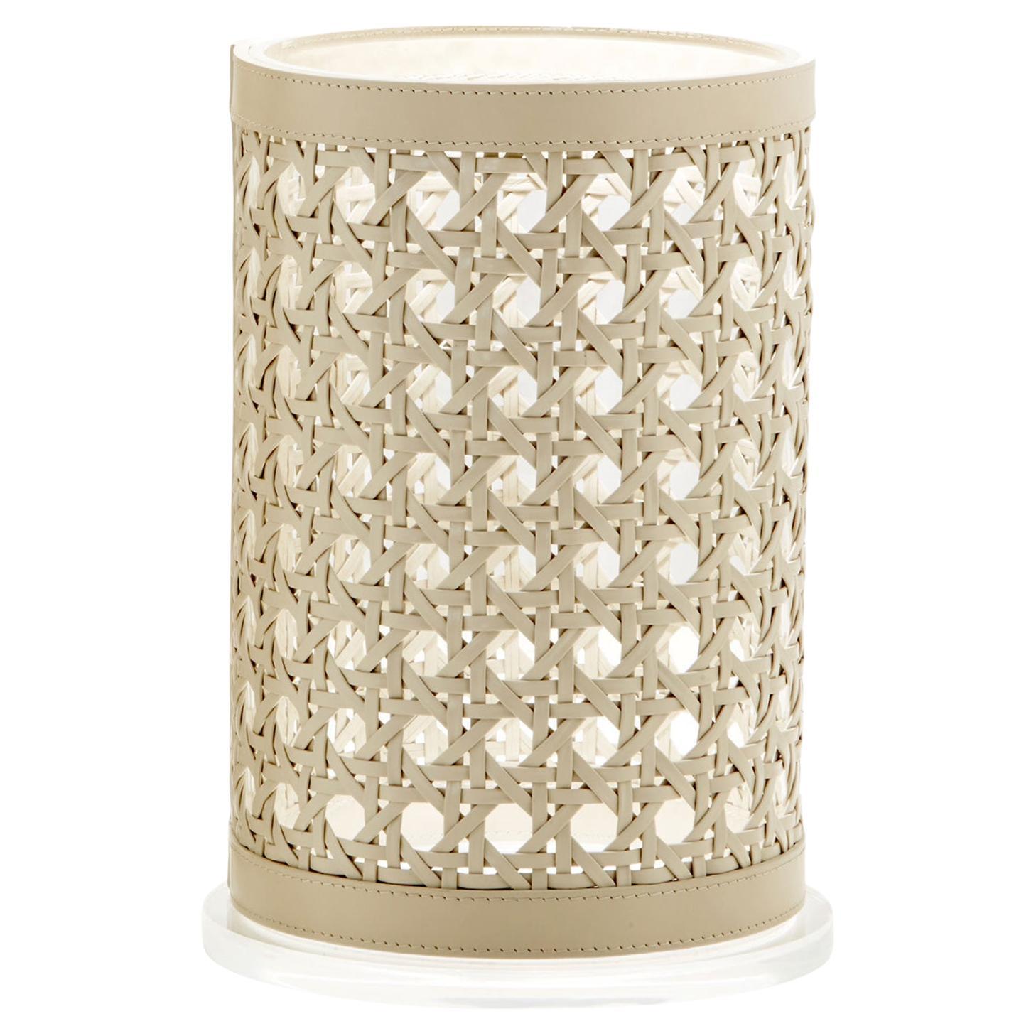 Galatea Small Hand-Braided Lantern by Riviere x Giobagnara