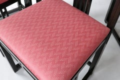 Chaises Galaxy par Umberto Asnago pour Giorgetti Set of 4:: Italie:: 1980