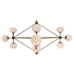 "Galaxy" Chandelier in Brass, Italy circa 1970s