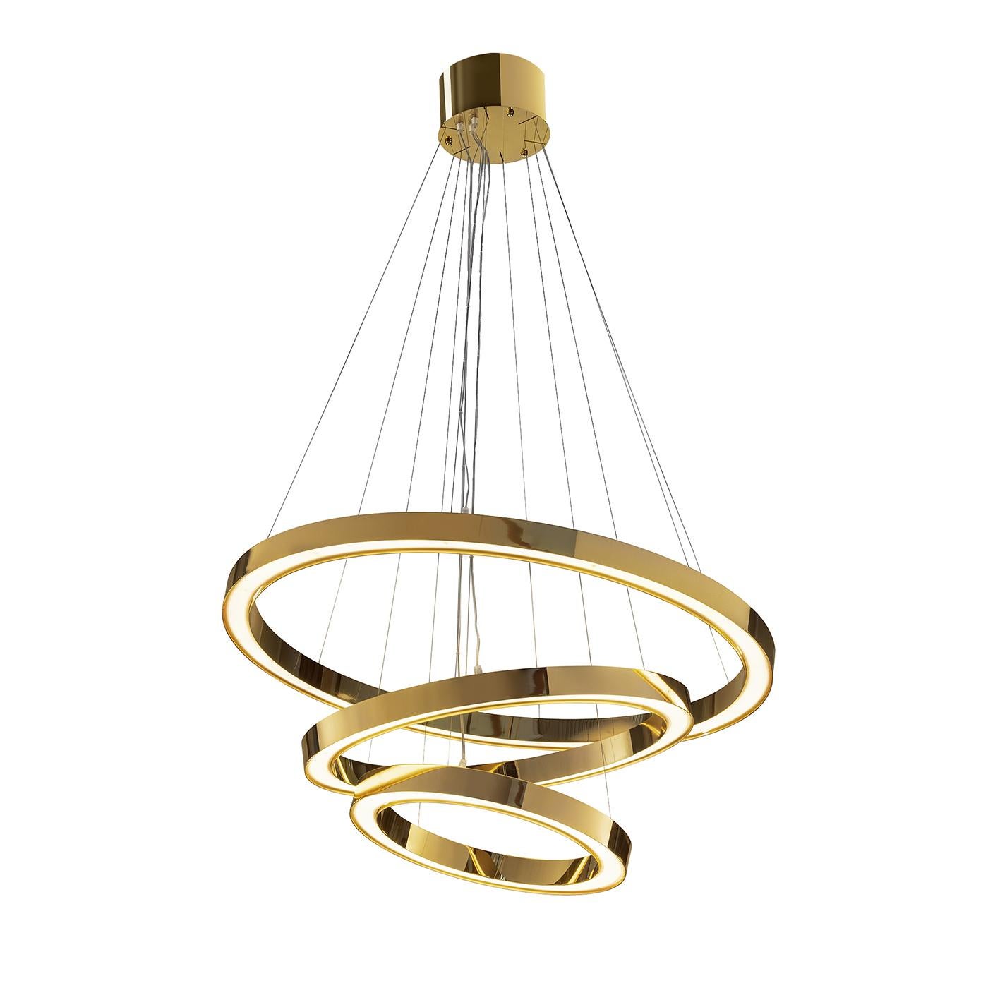 Galaxy Circular Ring Chandelier Italiano en venta