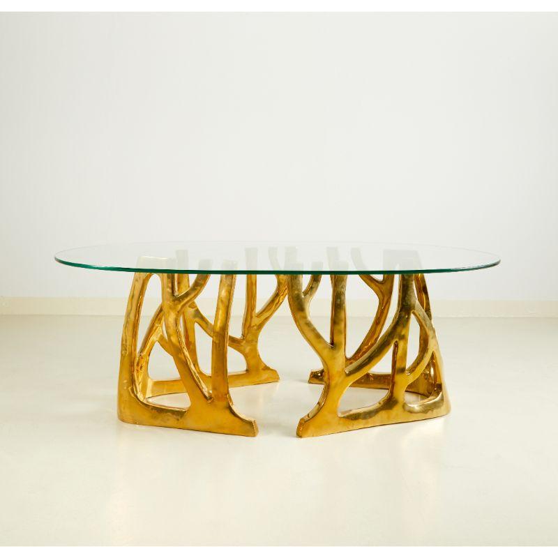 Galaxy Couchtisch - Zeitgenössische Skulptur aus Messing von Misaya im Zustand „Neu“ im Angebot in Geneve, CH