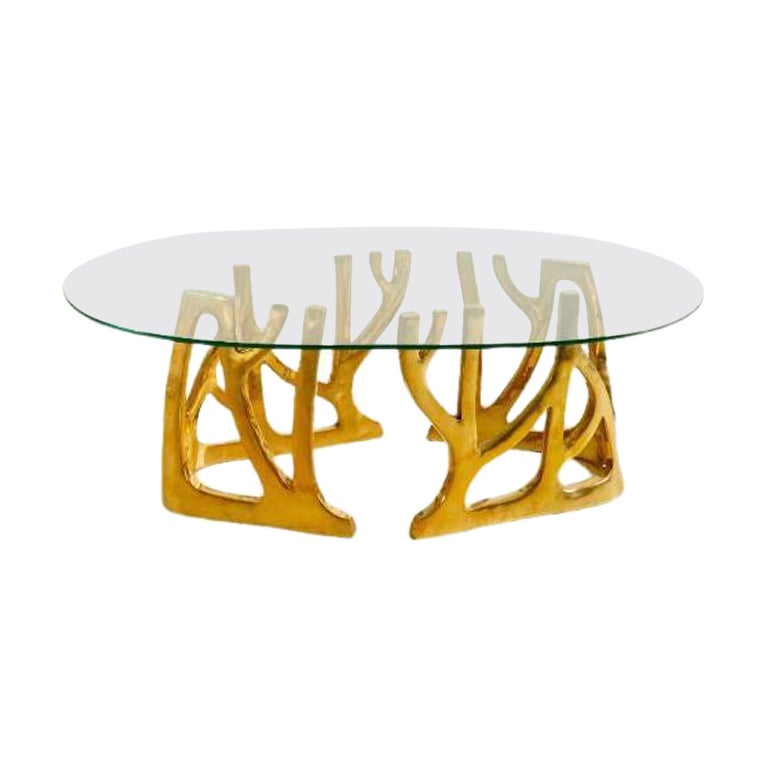 Galaxy Coffee Table – Contemporary Sculptural Brass by Misaya