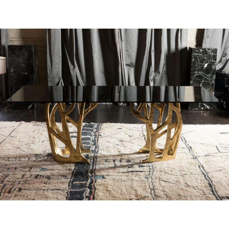 Brass Sculptural Galaxy Console Table by Misaya For Sale 1