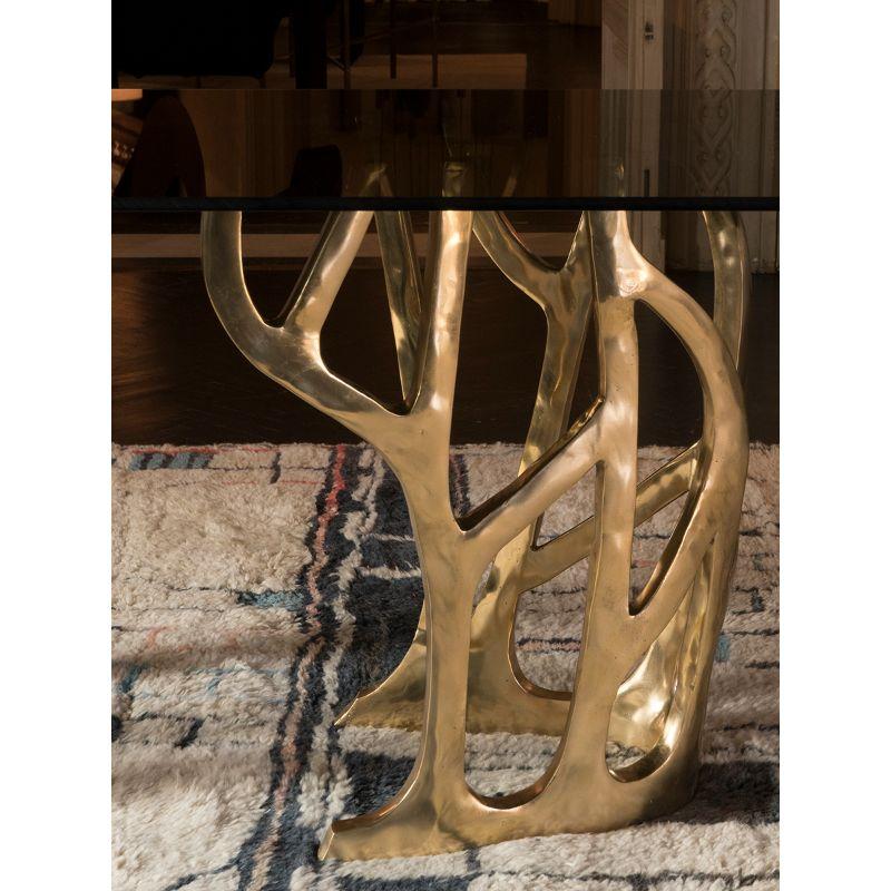 Brass Sculptural Galaxy Console Table by Misaya For Sale 2