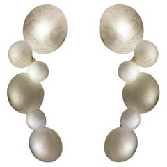 Galaxy Contemporary Italian Alabaster Marble Globe Wall Lights or Sconces
