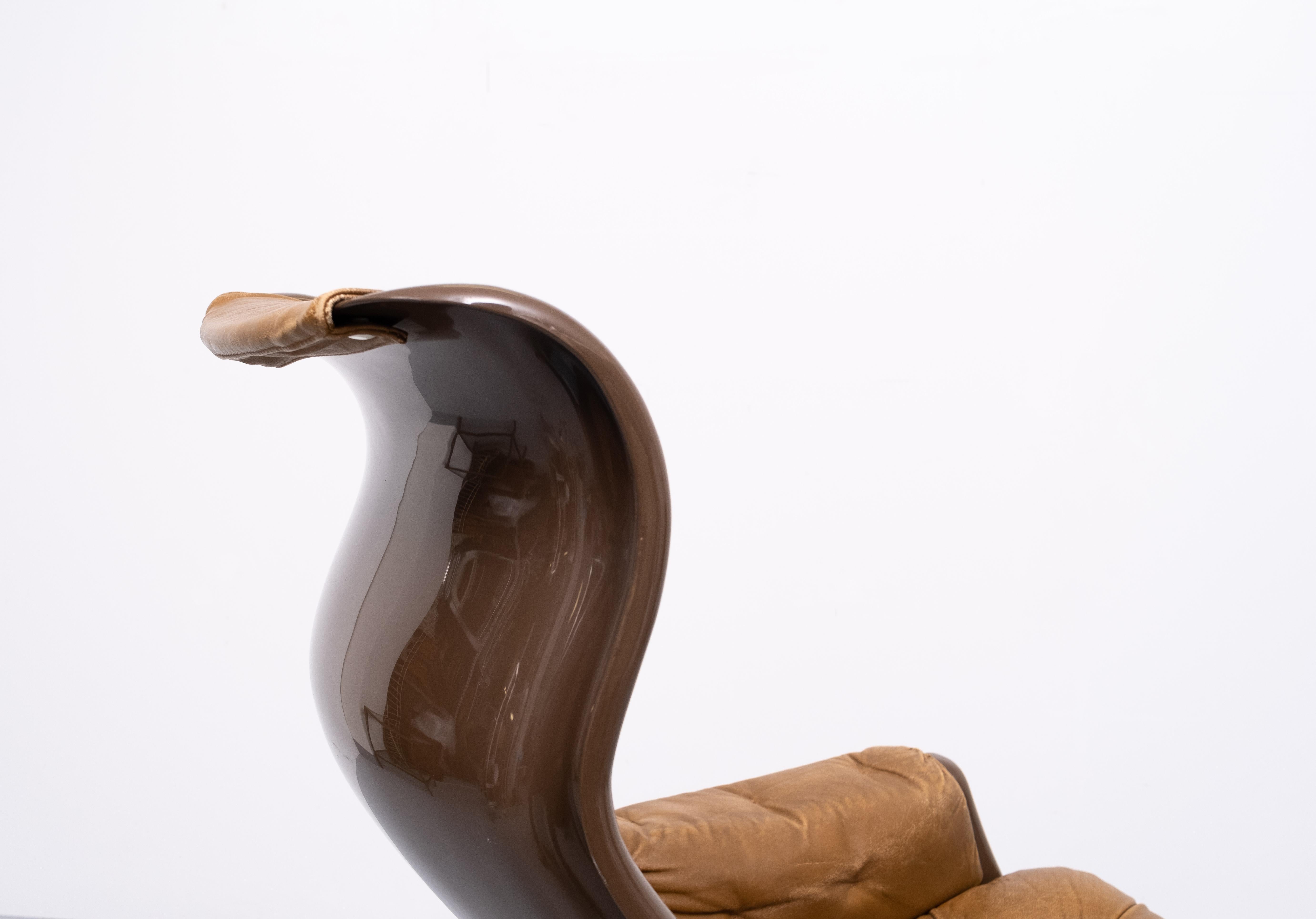 Swedish Galaxy Lounge Chair DUX, 1970s, Sweden