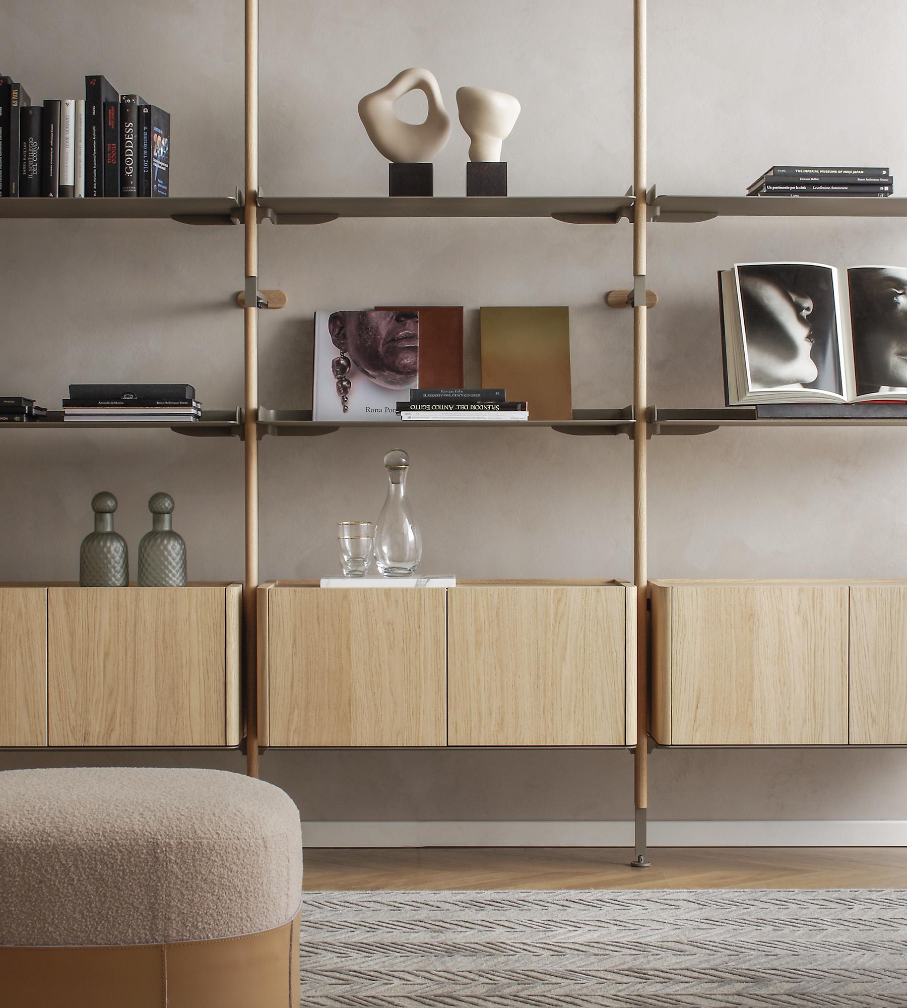 Galaxy Oak Wood Bücherregal von Morica Design im Angebot 4