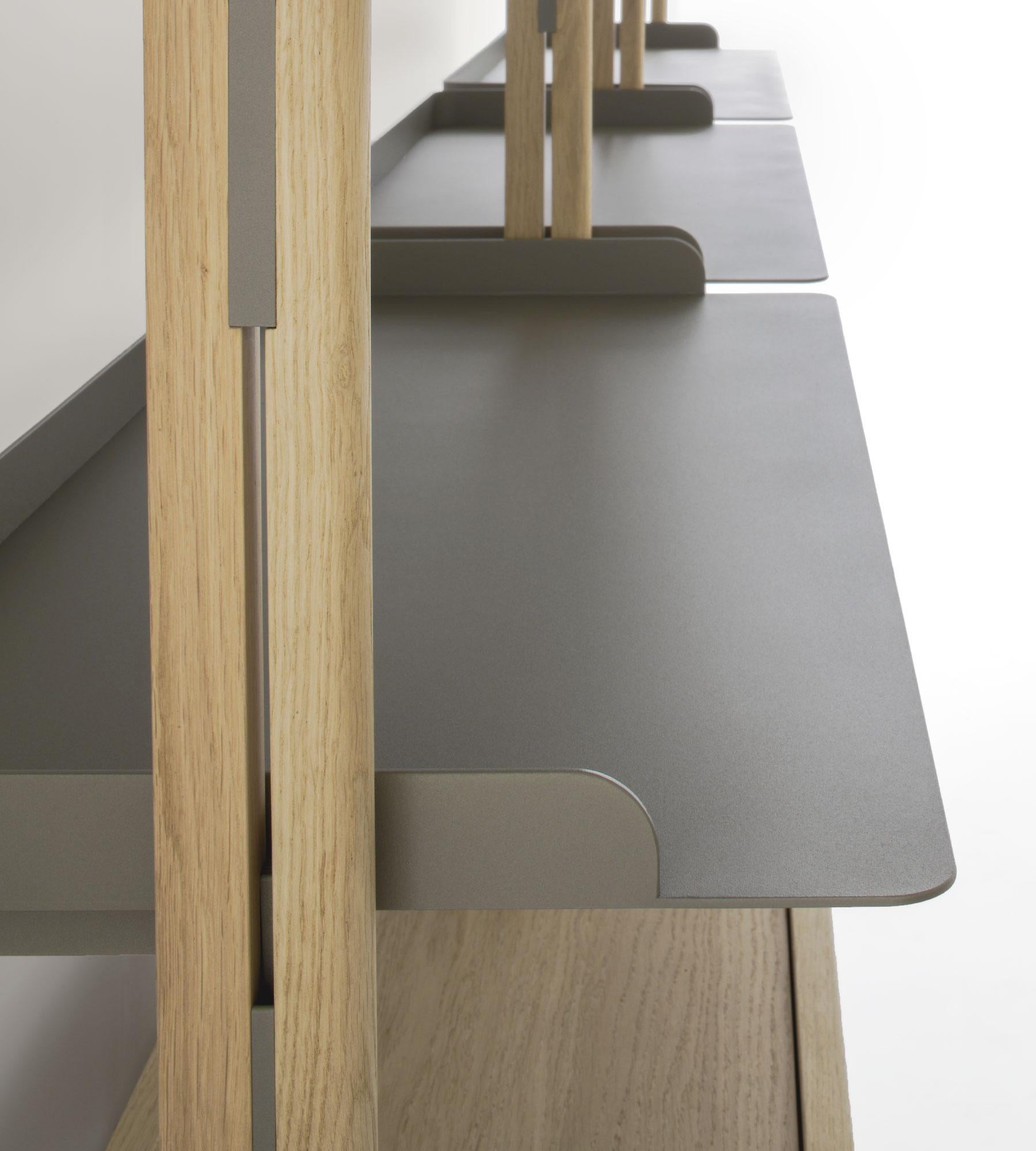 Galaxy Oak Wood Bücherregal von Morica Design im Angebot 2