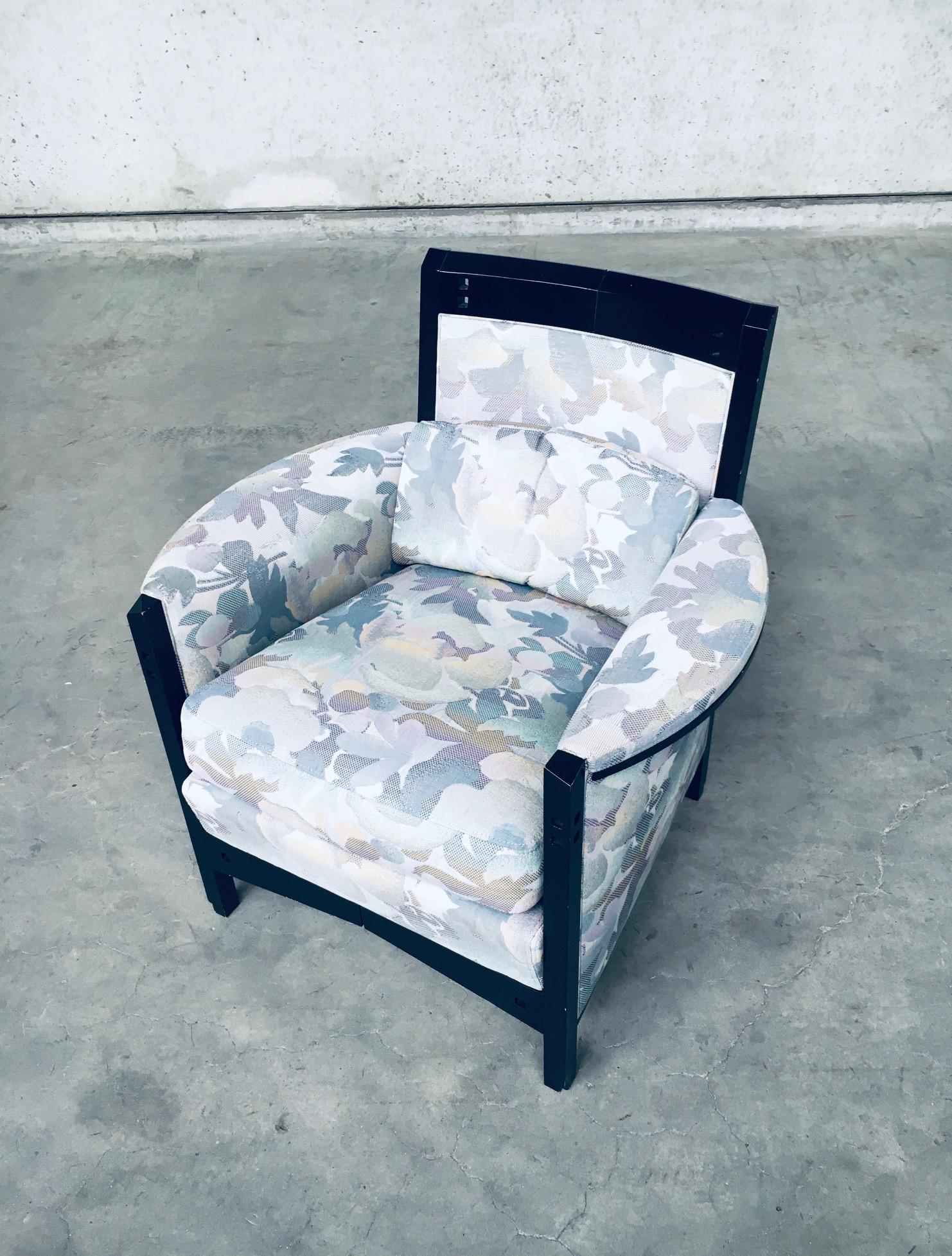 Ensemble de fauteuils bas Galaxy « Peggy » d'Umberto Asnago pour Giorgetti, Italie, années 1990 Bon état - En vente à Oud-Turnhout, VAN