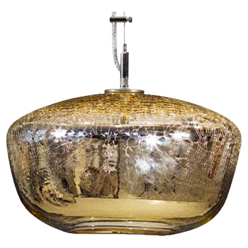 Galaxy Pendant Lighting in Gold from the Charmed Collection For Sale