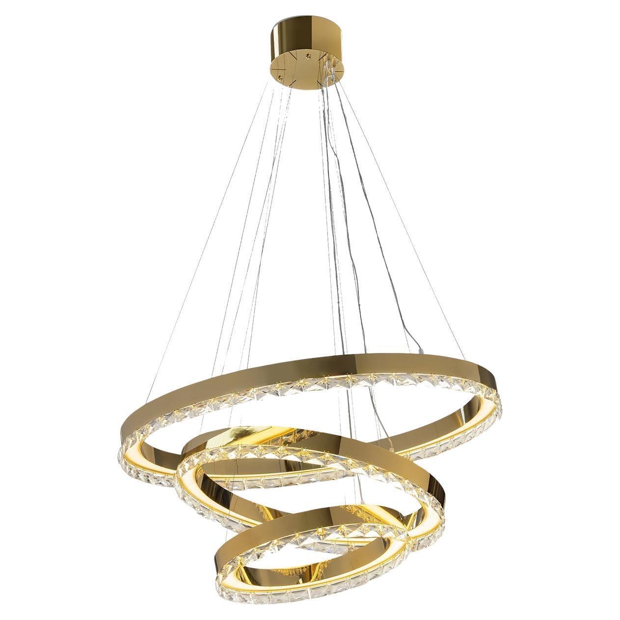 Lustre en cristal Galaxy Rings