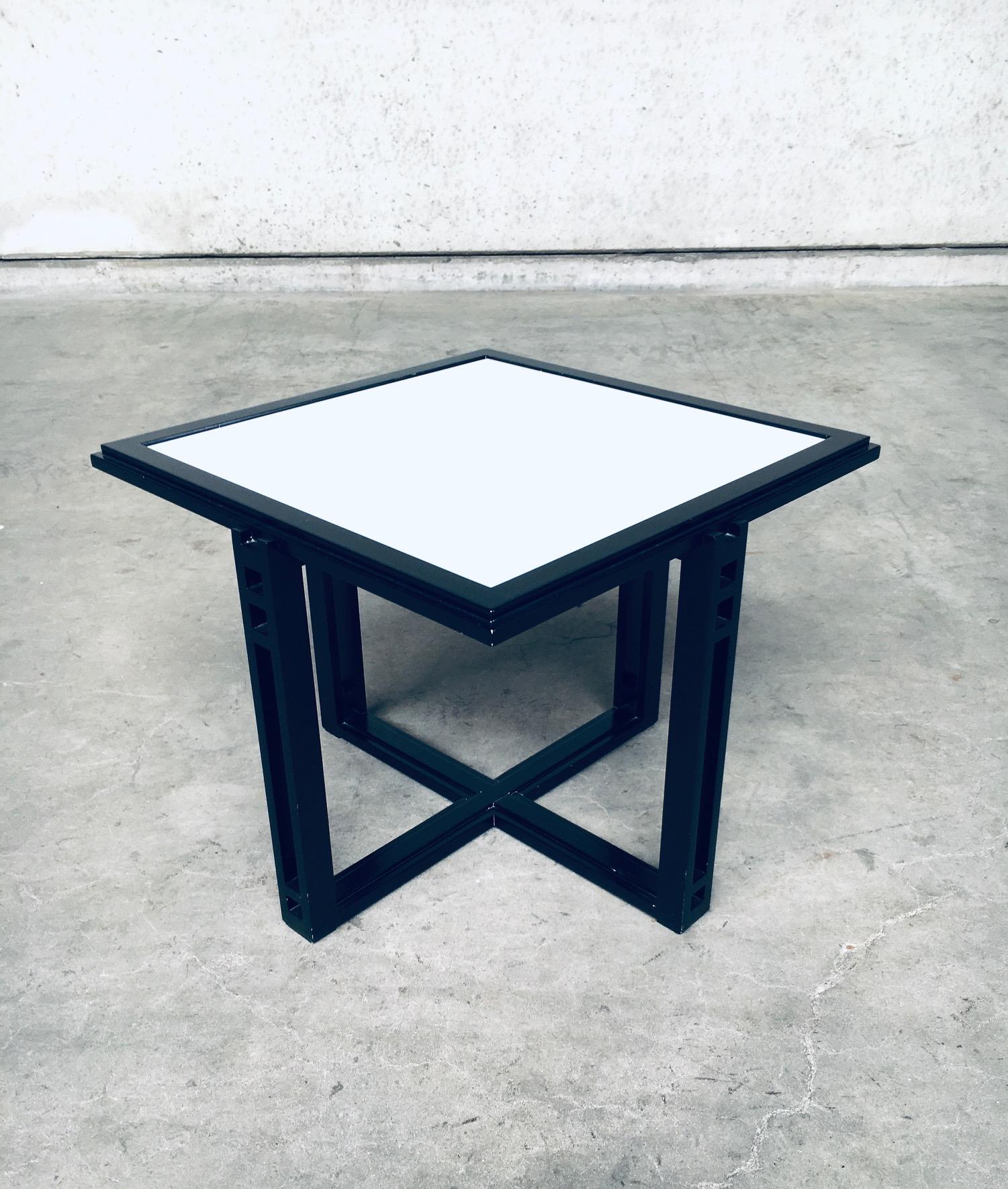 Galaxy Square Side Table Set by Umberto Asnago for Giorgetti, Italy, 1980's 2