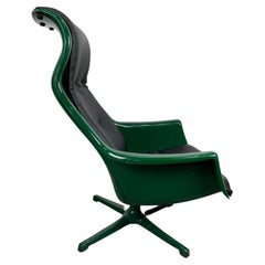 Galaxy Swivel Loungechair B DUX of Sweden, Unusual Color, Space Age Modernist