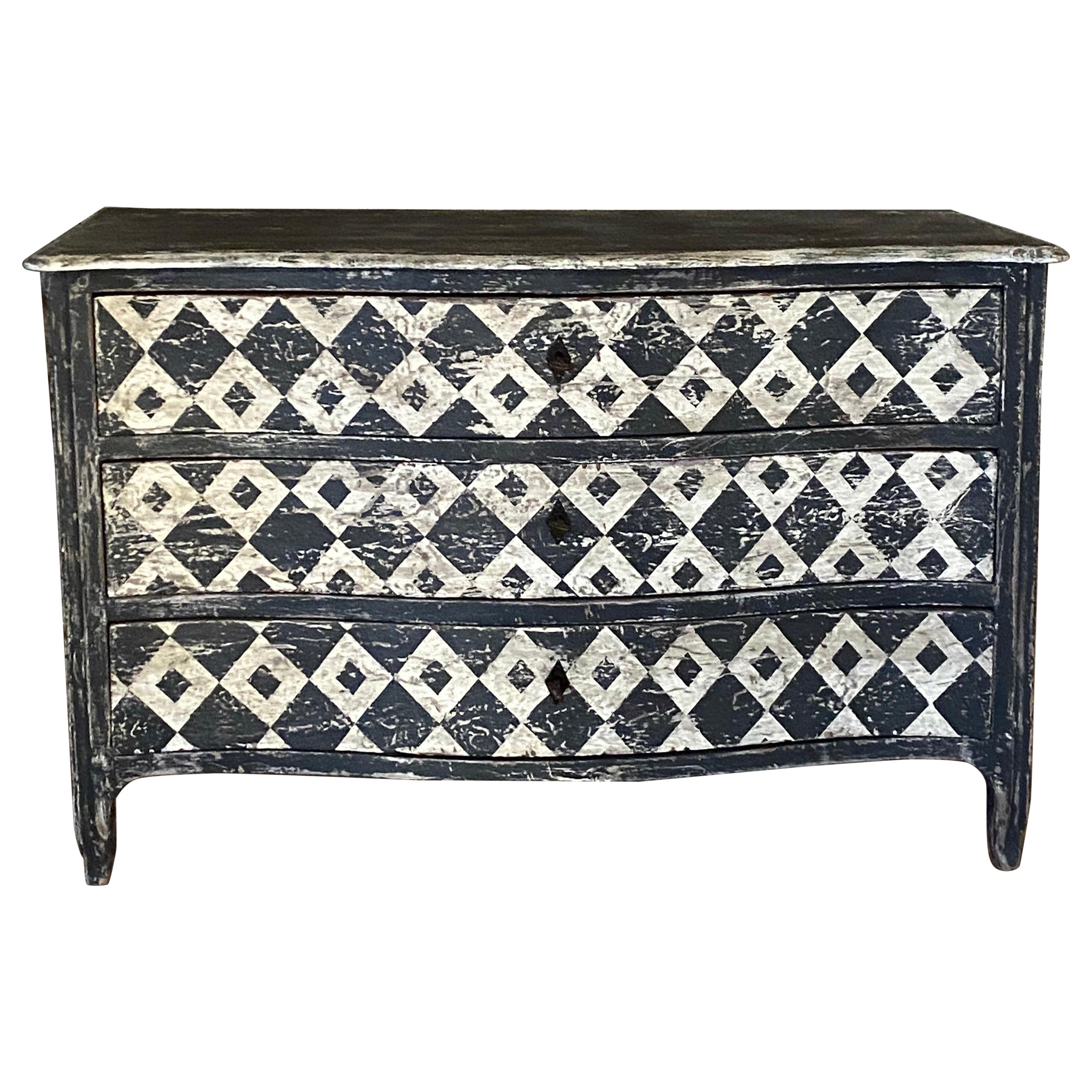 Commode galbee 19ème siècle Louis xv magnifique patine d
usage en vente