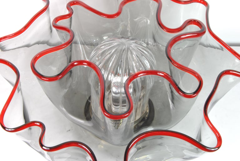 Mid-20th Century Galea Lamp in Murano Glass, Design by Adalberto Dal Lago for Vistosi Italy, 1968 For Sale