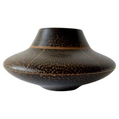 Galen Carpenter Black Palm Maple Hand Turned Vase