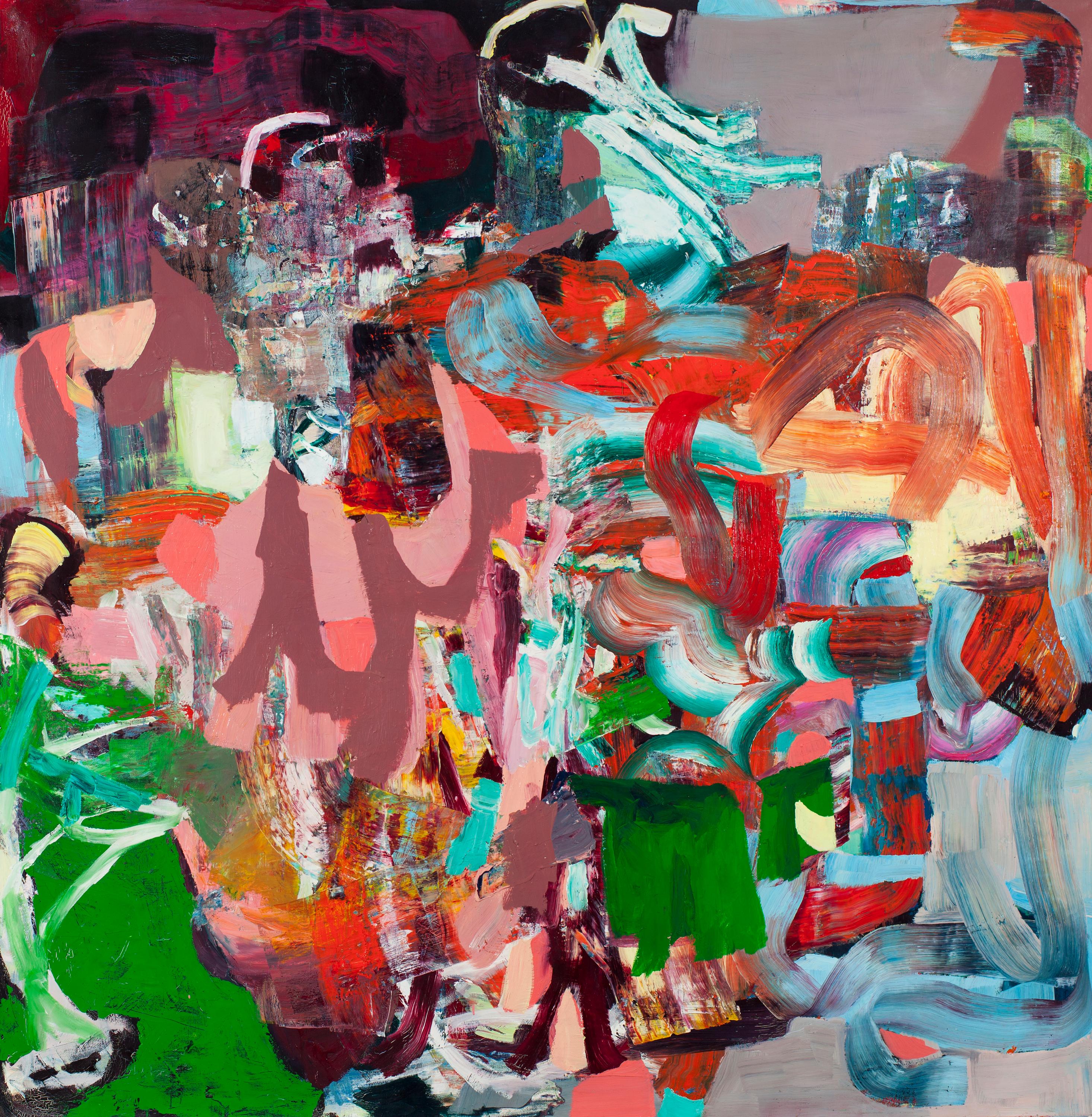 Galen Cheney Figurative Painting - Awake In Da Wang