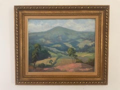 Lovely American Landscape - Mount Greylock, Massachusetts, Listed Artist ca 1940