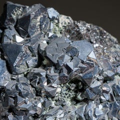 Galena de la mina Krushev Dol, distrito de Madan, montañas Ródope, Bulgaria