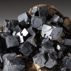Galena avec quartz et pyrite de Joplin, Missouri, États-Unis