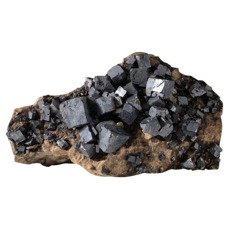 Galena mit Quarz und Pyrit aus Joplin, Missouri, USA