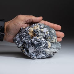 Galena mit Quarz aus der Huanzala-Mine, Bezirk Huallanca, Peru