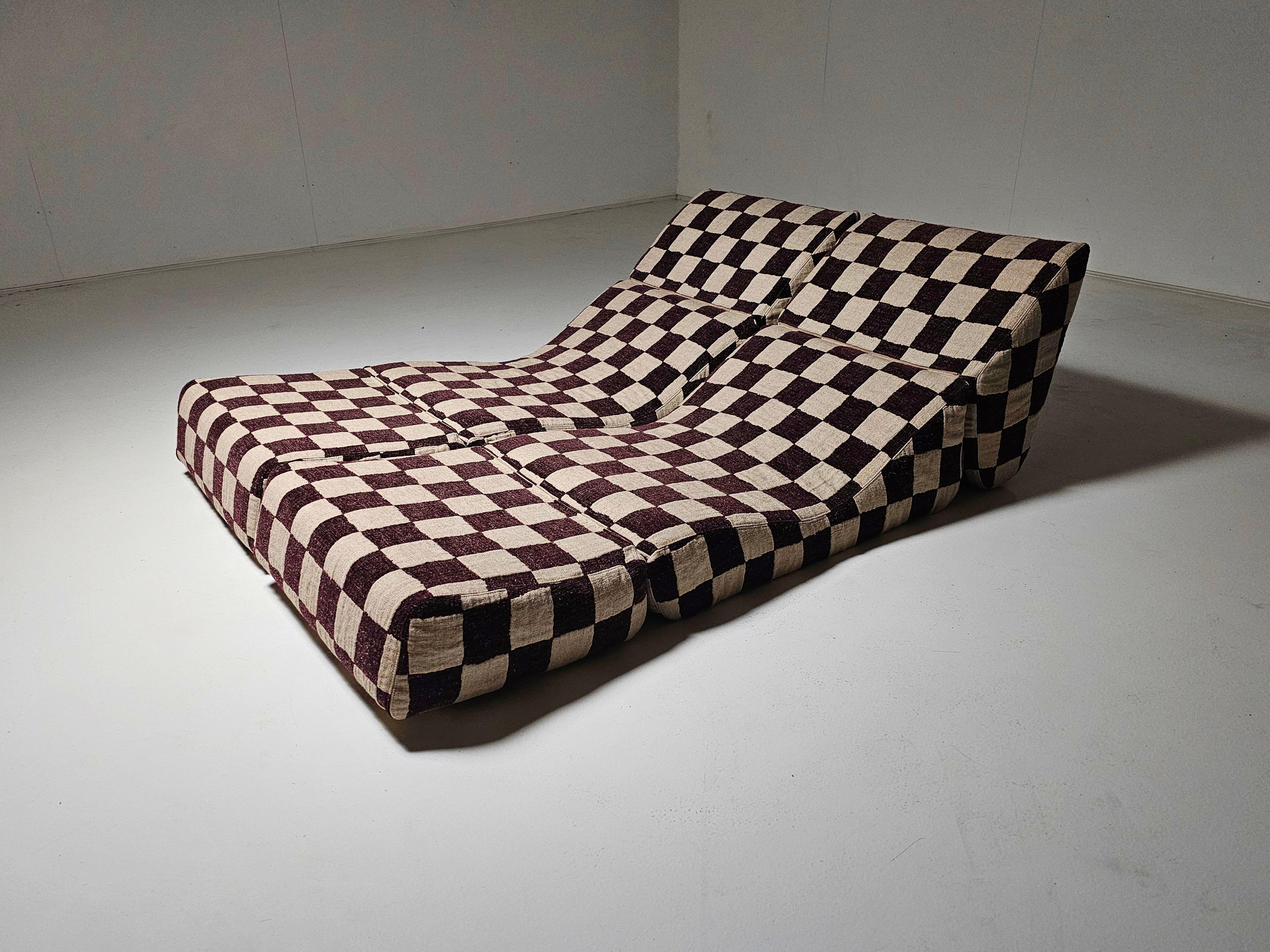 Lino Sedie lounge Galeotta di De Pas, D'Urbino e Lomazzi per Bonacina, anni '60