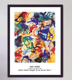 Galerie Adrien Maeght Original Poster by Jan Voss, 1983