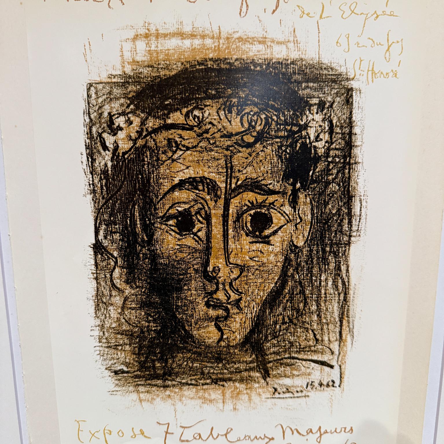 French 1962 Galerie de l'Élysée Alex Maguy Poster by Pablo Picasso For Sale