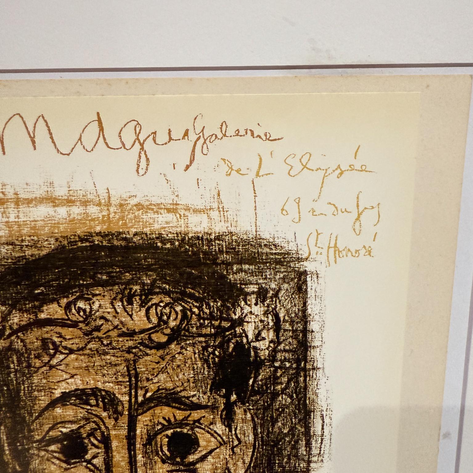 Paper 1962 Galerie de l'Élysée Alex Maguy Poster by Pablo Picasso For Sale